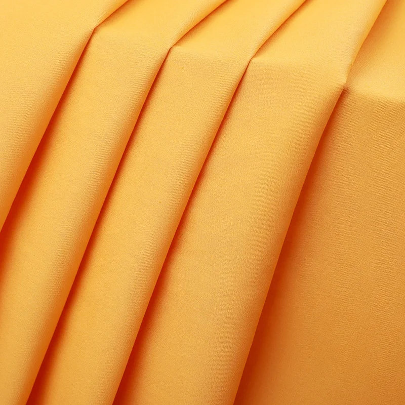 Wholesale factory bulk price 100% pure cotton plain poplin fabric 120g for Spring Summer blouses, dress, skirts,office workwear