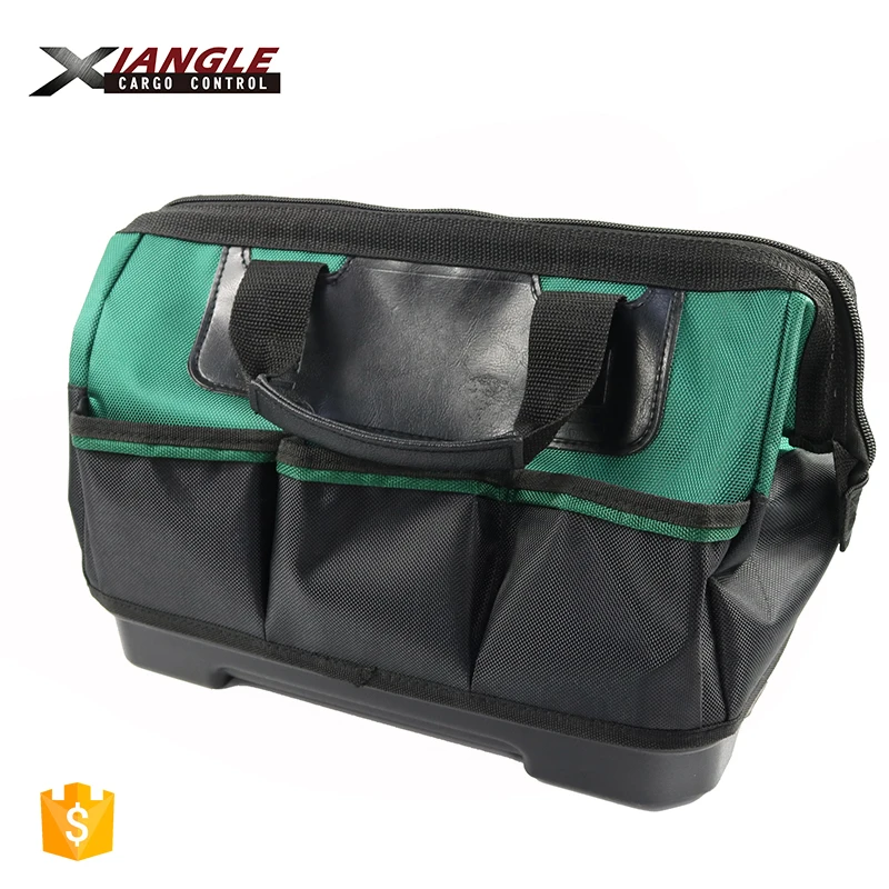 10 in  Hard Base heavy duty 16 inch Polyester Electrician with Shoulder Belt nylon toolkit oxford fabric Tool Bag