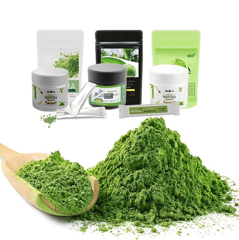 Japan Pure Matcha Powder Organic Matcha Green Tea Certified Macha Ceremonial Grade Tea Macha japanese Matcha Green Tea