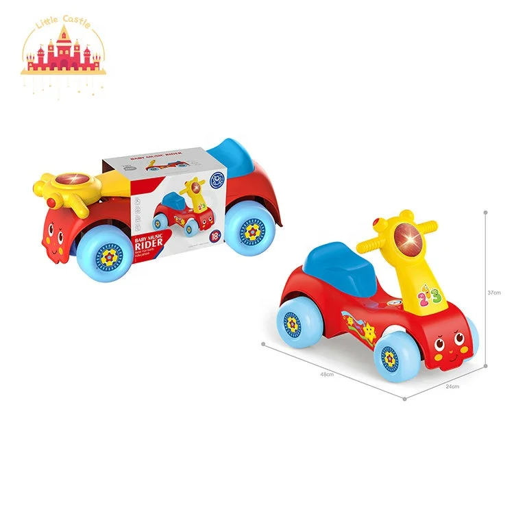 Hot Sale Multifunctional Music Stroller Plastic Activity Walker For Baby SL16E034