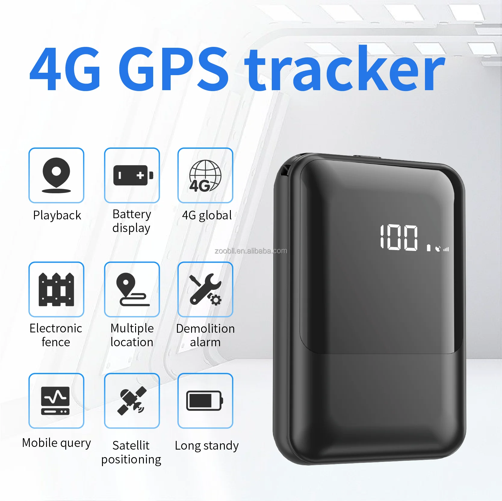 The new listing ZOOBII P6 4G Wireless Strong Magnetic Gps Tracker With Free Android IOS APP