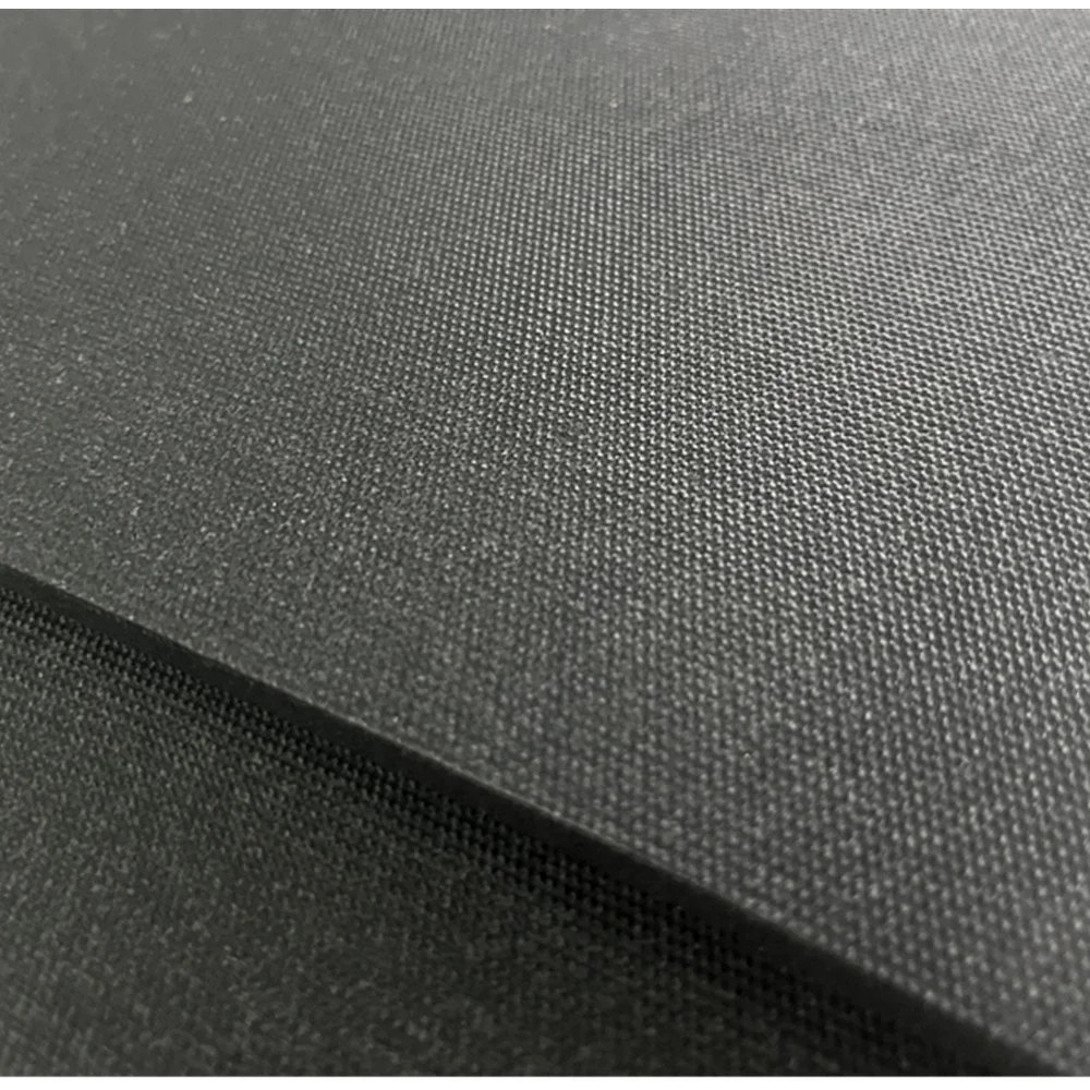 Black color heat insulation closed cell foam silicone rubber mat