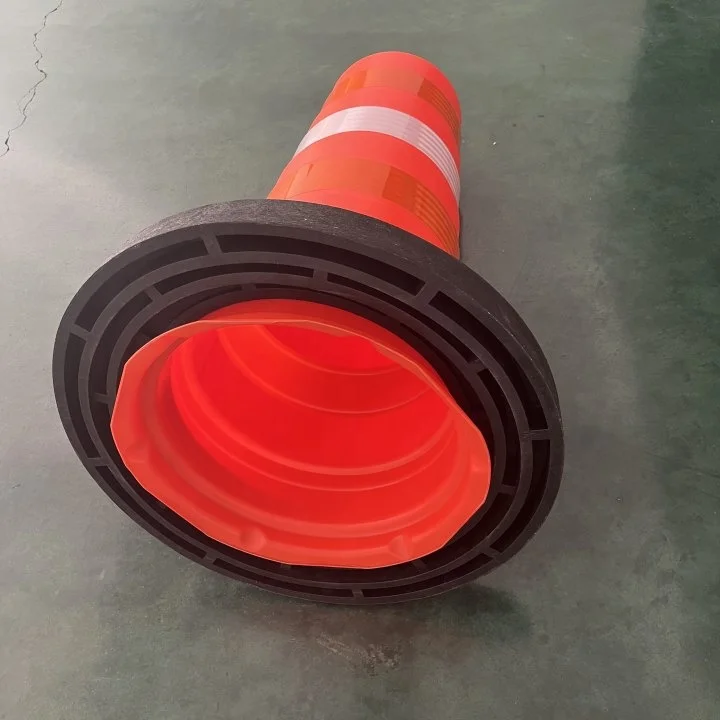 1100mm China Factory Road Safety Reflective Rubber Base Traffic Drum