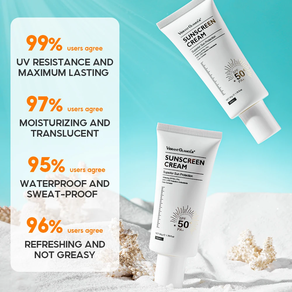 Яркий гламур SPF 50 + солнцезащитный крем против старения для кожи