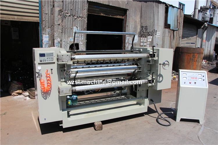 Automatic High Speed Paper Slitter Rewinder , High Precision PVC OPP BOPP Sliting Machine