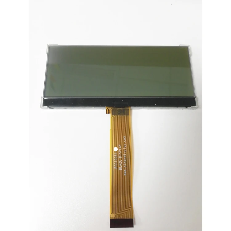 192x64 lcd graphic COG Lcm for weighing scale  FSTN LCD Display  with FPC connector