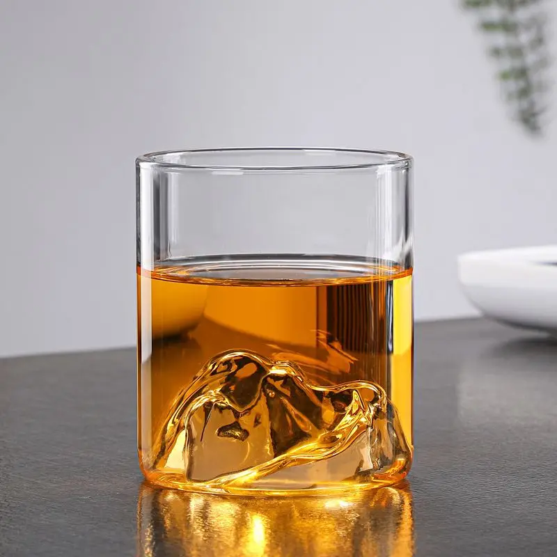clear High temperature resistance Iceberg water glass cup tea cups