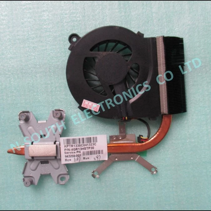 Genuine new laptop cpu fan for hp pavilion g4 g6-1000 643259-001 with heatsink