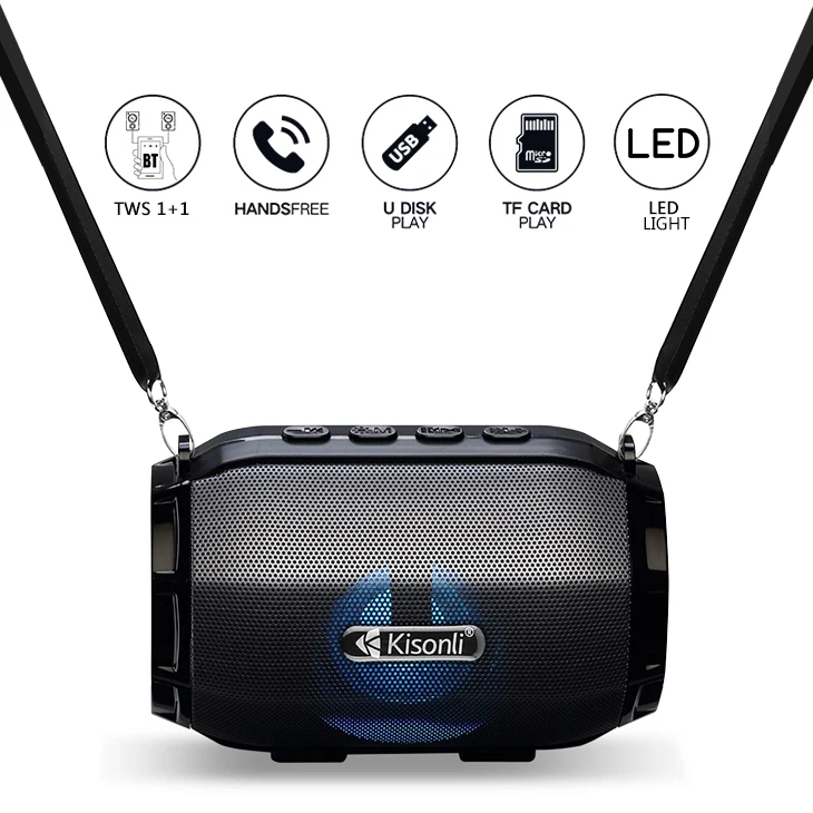 kisonli LED-904 quran blue tooth speaker background music speakers business mini portable wireless speaker