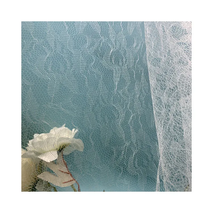 Quality Decorations Print Fabric Net Lace Embroidery Fabric Net For Curtain