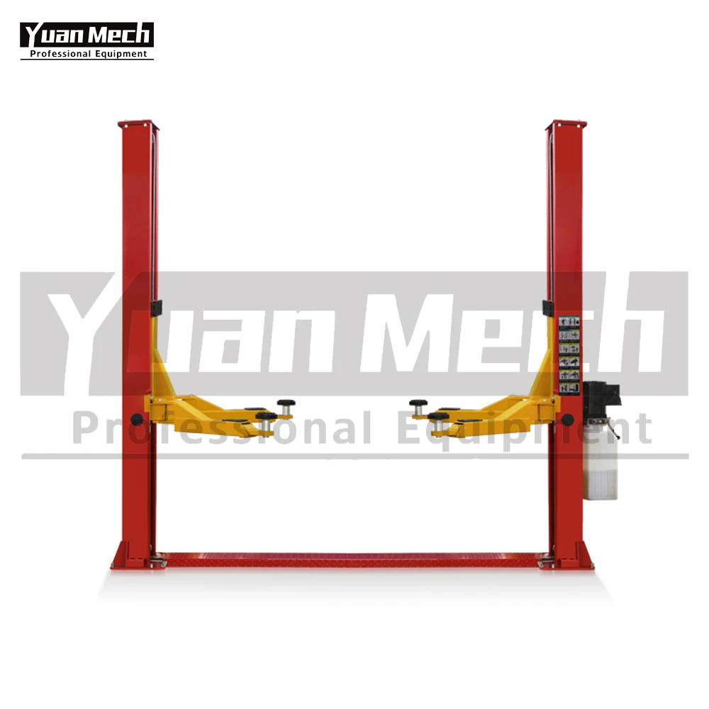 Professional Factory Supply Ce Approved Cheap 4 Ton Double Hydraulic 2 Post Mobile Car Lift