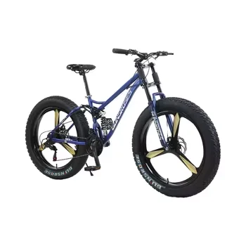 Customizable 26-Inch Fat Bike Cruiser Snow Mountain Fat Tyer Cycle Bicycle with 21 Speed Gears