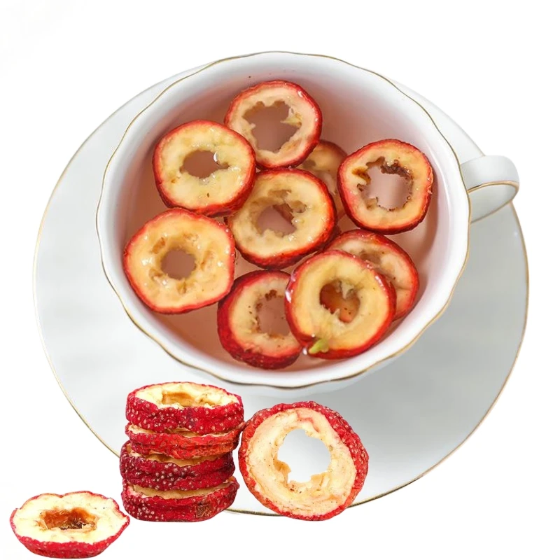 1 kg bulk dried hawthorn slices can be soaked in water/consumed as tea/eaten directly/boiled soup/dessert cake decoration
