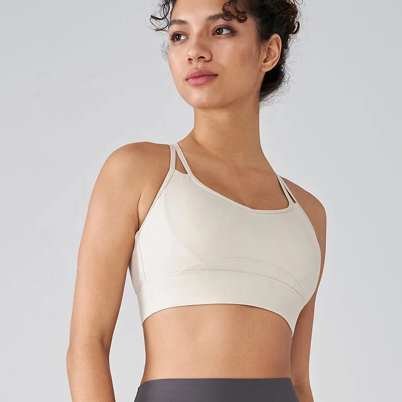 Women Soft Compression Supportive Lightweight Halter Neck Training Bra