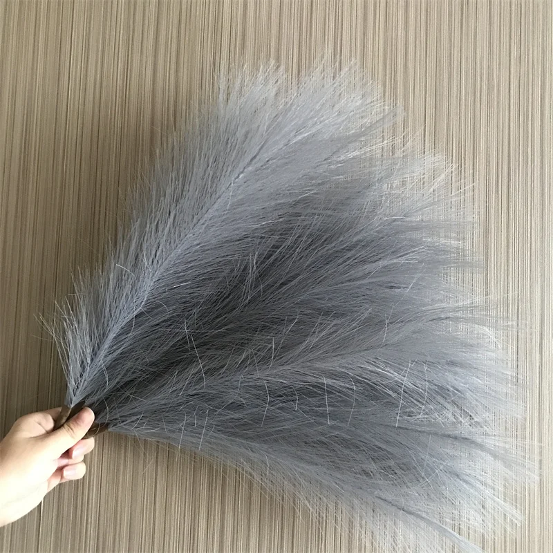 G-011 New Style Silk Artificial Pampas Wedding Flowers Decoration Artificial Faux Pampas Grass