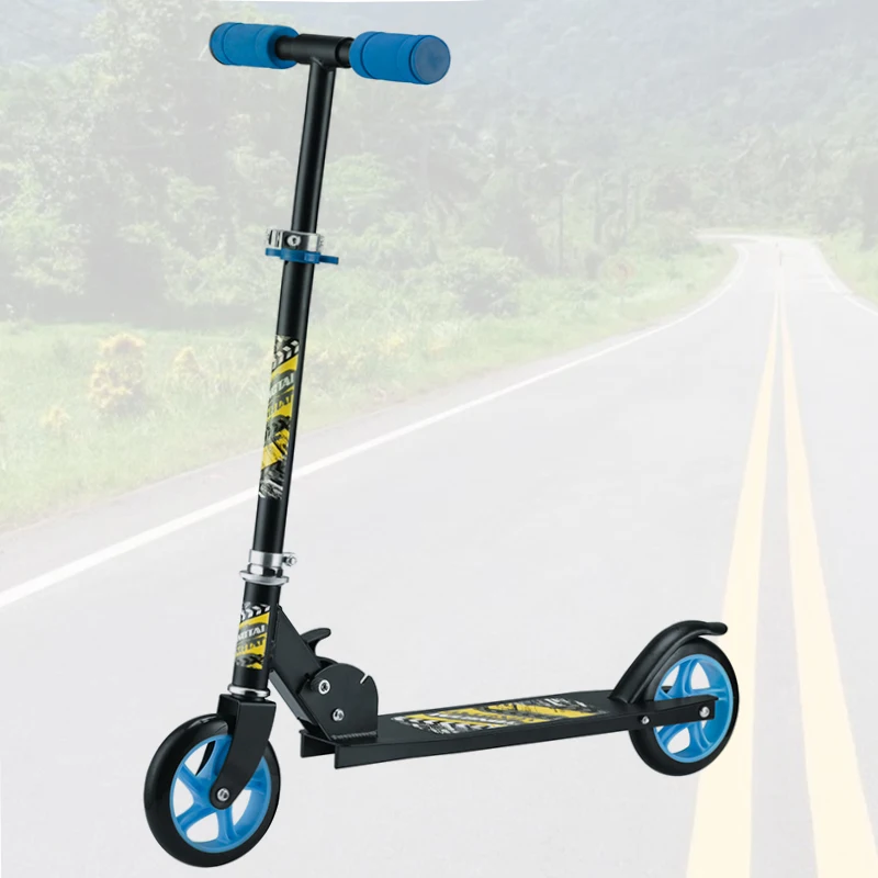 Оригинальный скутер OEM 145 мм, колеса, стальной тормоз, складной, регулируемая по высоте, Многофункциональный Детский дешевый скутер