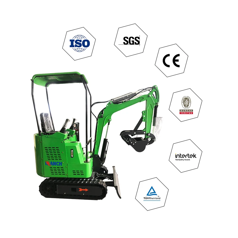 Mini Hydraulic Earth Moving Machinery Digger 1.8 Ton & 2 Ton Free Shipping for Home Use & Retail Excavator for Sale