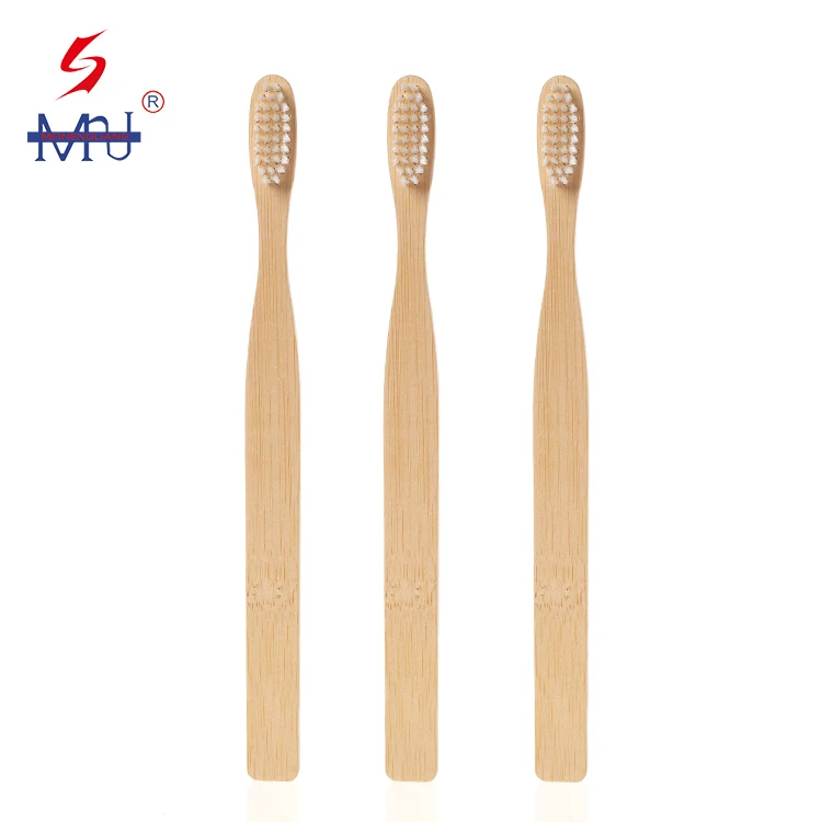 
Wholesale Eco Travel Case Hotel Natural Bambu Tooth Brush Set Custom LOGO Organic Charcoal Bamboo Toothbrush 
