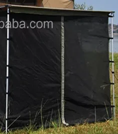 Black Mosquito Net for awning 4x4 off road Roof top tent