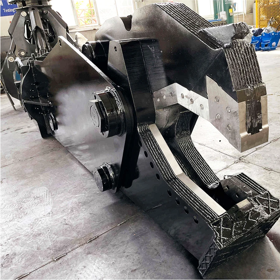 Excavator Hydraulic Eagle Shear For Concrete Block Crushing