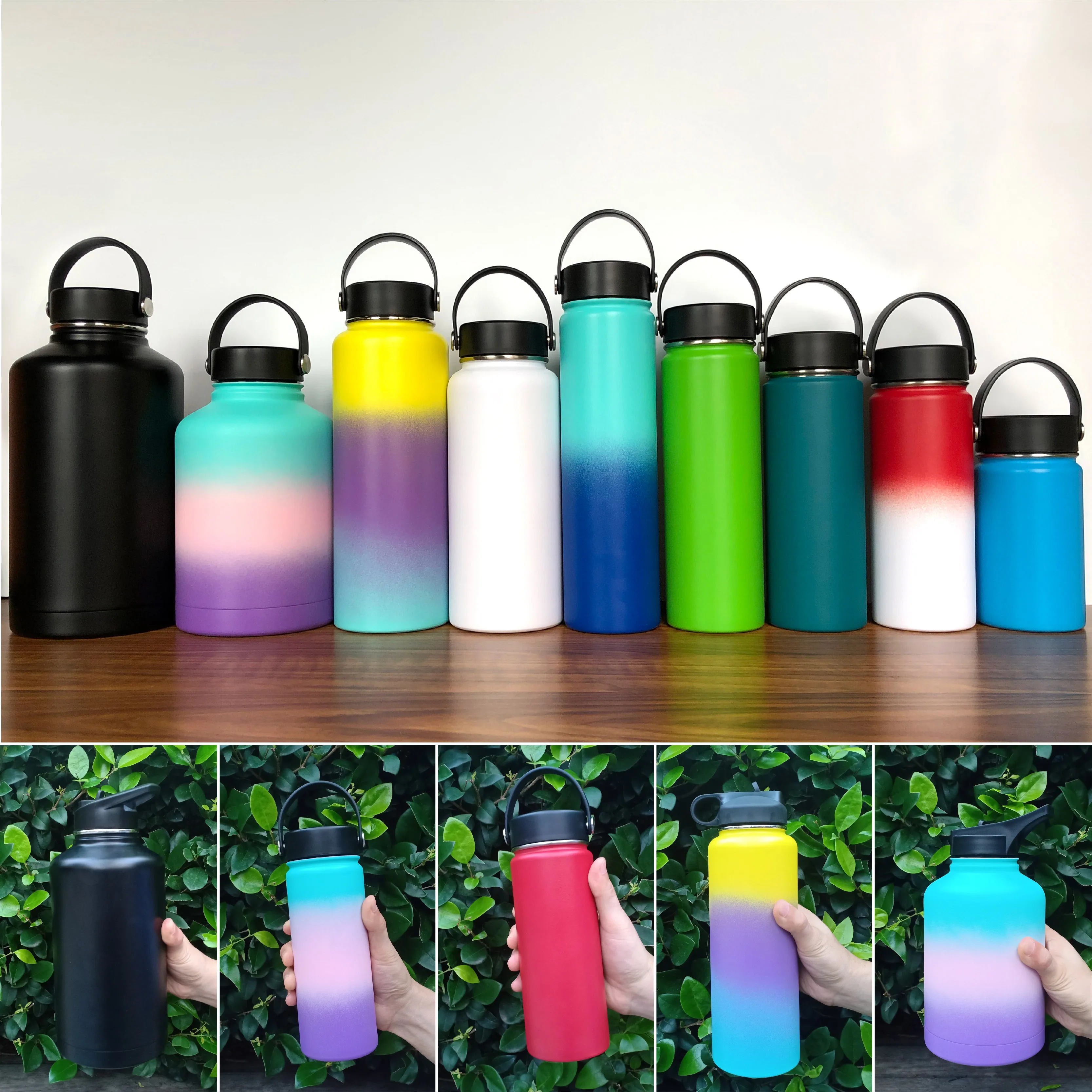 Fokison 2 Liter Vacuum Seal Water Bottle