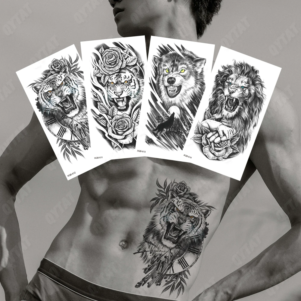 Hot Sale 10000+ Cool Sexy Designs Non-toxic Body Water Transfer Printing Men Body Art Fake Temporary Tatoo Sticker