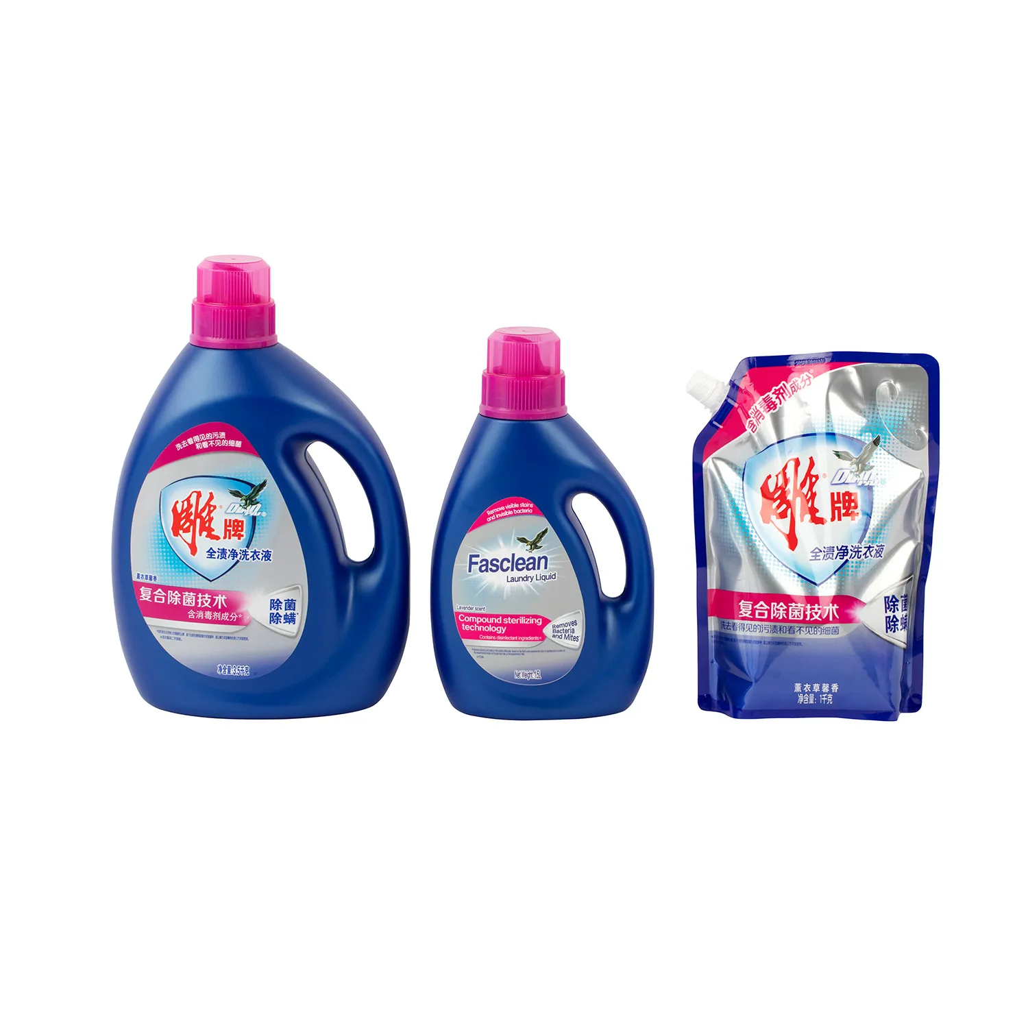 Touch High Density Liquid Laundry Detergent Blue Washing Clothes Hand Wasing and Machine Washing Perfume Fragrance Apparel 12%