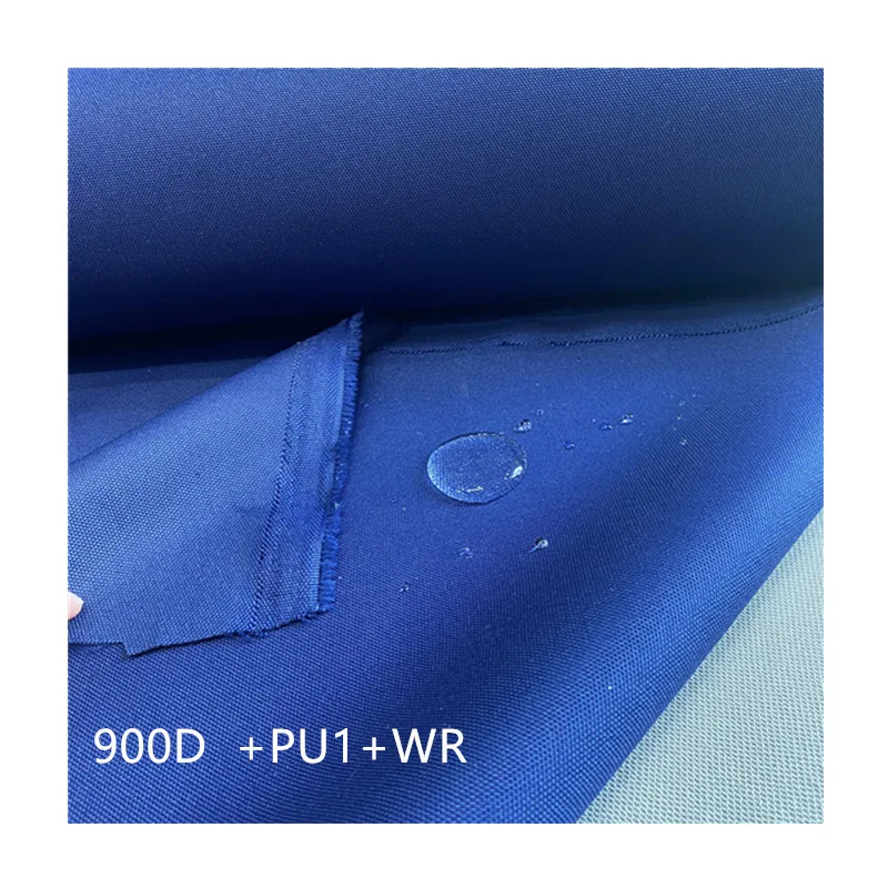 300D 600D 750D 900D 1000D PU Coated Outdoor Fabric 100% Polyester Ripstop Waterproof Fabric For Kites Tent BackBags