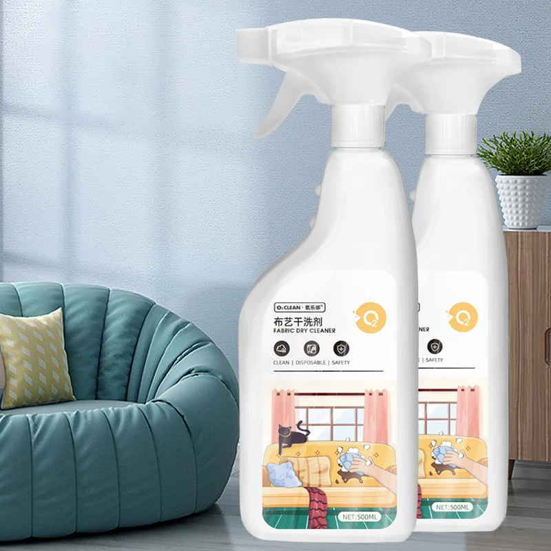 Dry Cleaning Stain Remove Fabric Sofa Clothes Spot Stains Natural Formula Laundry Stain Remover Spot Off Spray
