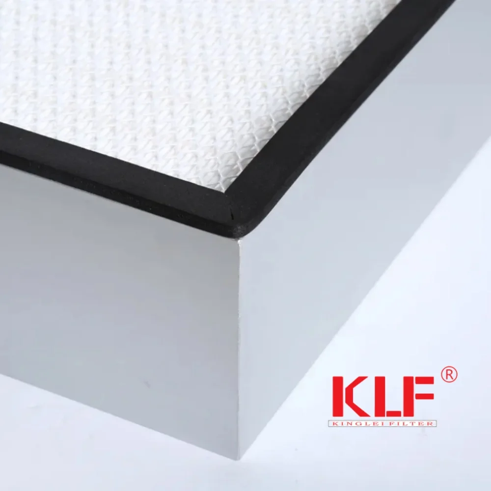 Mini Pleat Hepa Filters H13 H14 Air Filter Purifier For Clean Room
