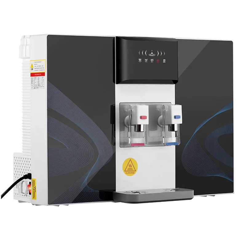 Hot selling Cold and hot dual-mode multi-function  RO water dispenser  5  filtration Smart touch TDS display water dispenser
