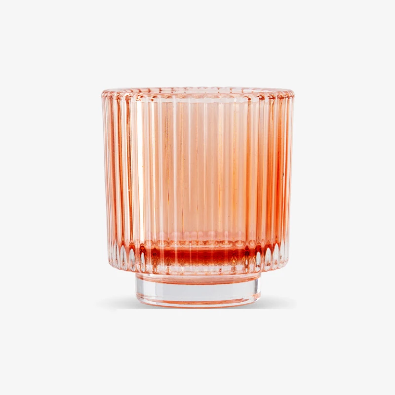 2024 оптовая продажа роскошных прозрачных пустых матовых Элегантных Стеклянных Банок для свечей 230