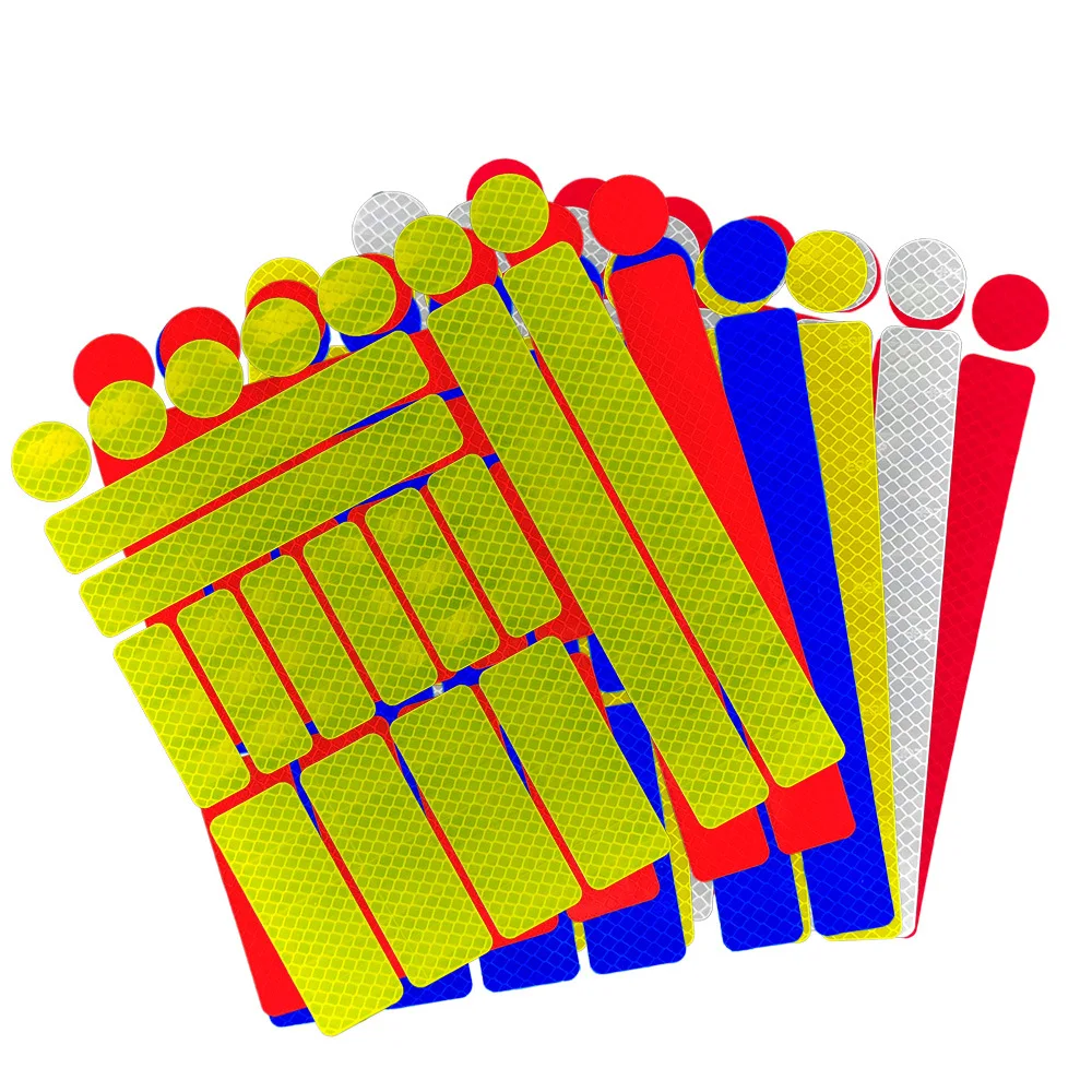 
Bike Reflective Sticker Motorcycle Scooter MTB Road Bicycke Warning Reflector Film Night Cycling Decal Tape Stickers 