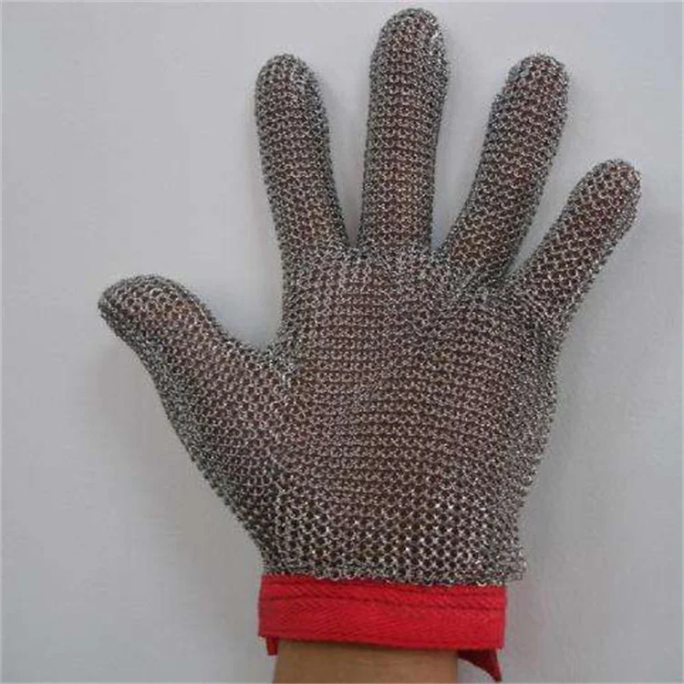 304 из нержавеющей стали металлические сетчатые перчатки для мясника защитные цепные бойни