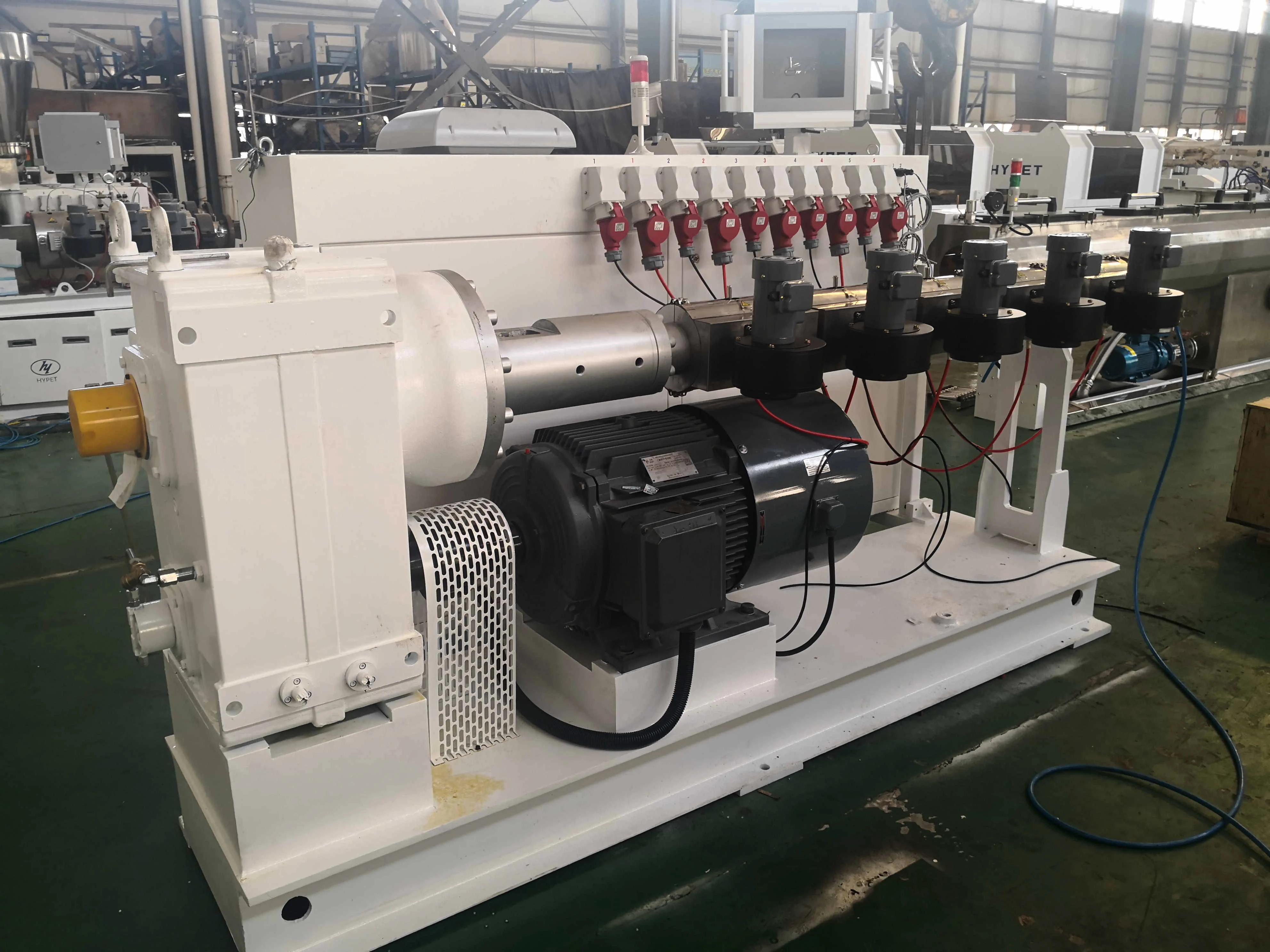 Filler color Master batch pellets granules Single Screw Plastic Extruder manufacturer output 200 300 400 500 700kg/h  For Sale