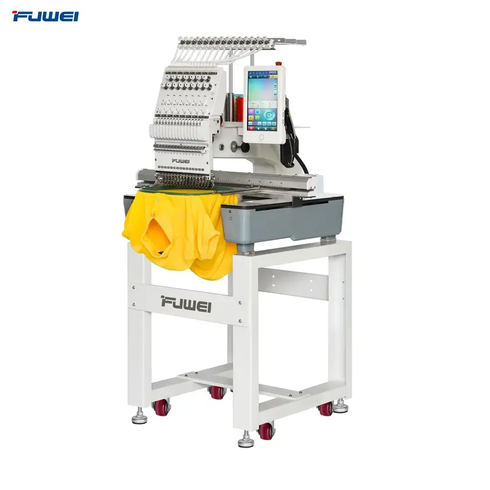 latest single head 15 needles professional cap computer embroidery machine with good price