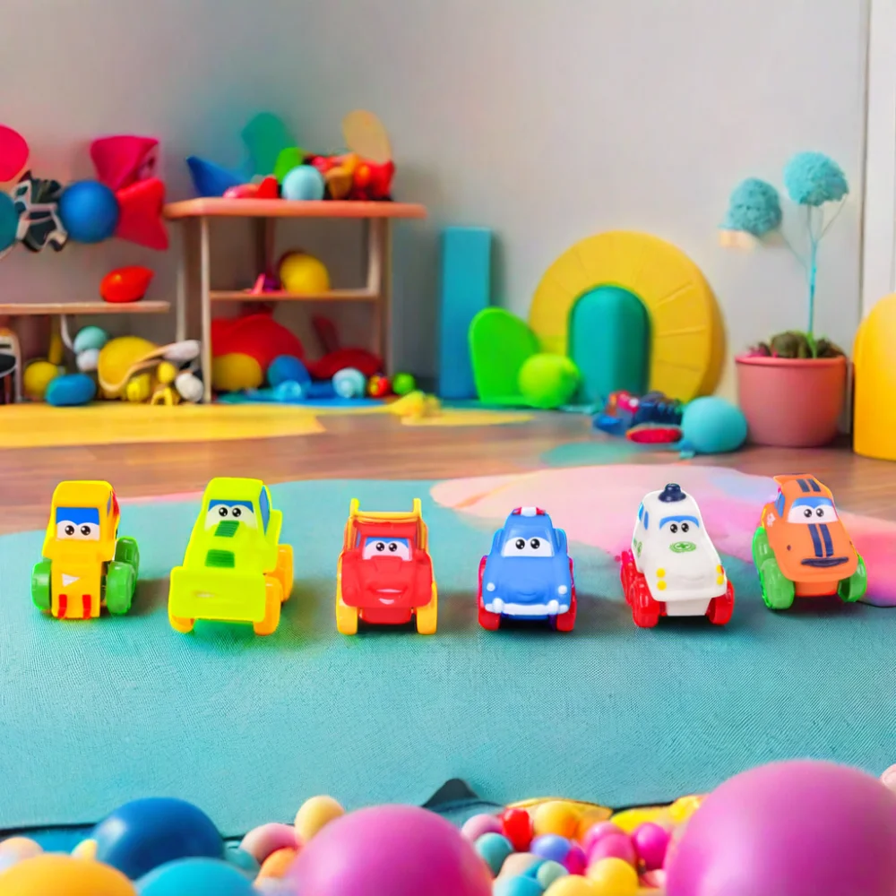 Оптовая продажа Детская интерактивная игрушка Jouet Pour Enfants с мультяшными животными мягкая резиновая раздвижная машинка виниловая на заказ