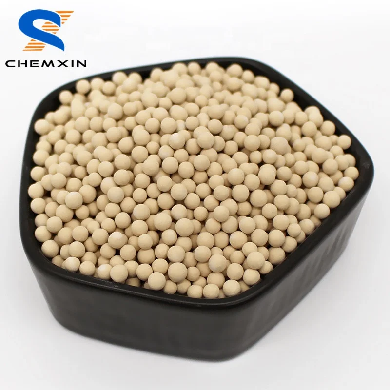 Manufacturer price sphere 1.7-2.5 mm zeolite desiccant molecular sieve 3A for alcohol dehydration