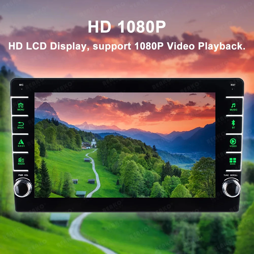 9inch Universal Auto android display wireless carplay multimedia Navigation Car Radio DVD player