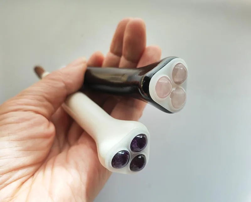 Новый дизайн косметический охлаждающий нефритовый шар для лица