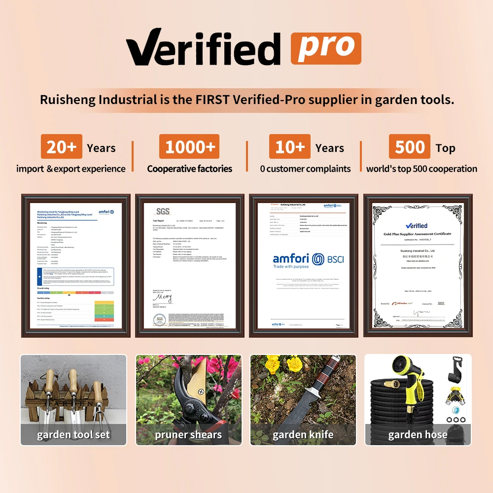 Custom Carrying Case Gardening Hand Tools gardening tool set for kids include Spade Watering Can Rake Fork Trowel