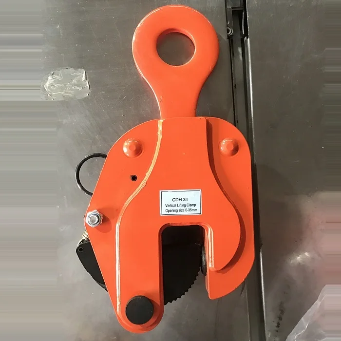 Custom 3 ton 5t 10t 30t plate lifting clamps string impact resistance vertical pipe lifting clamp