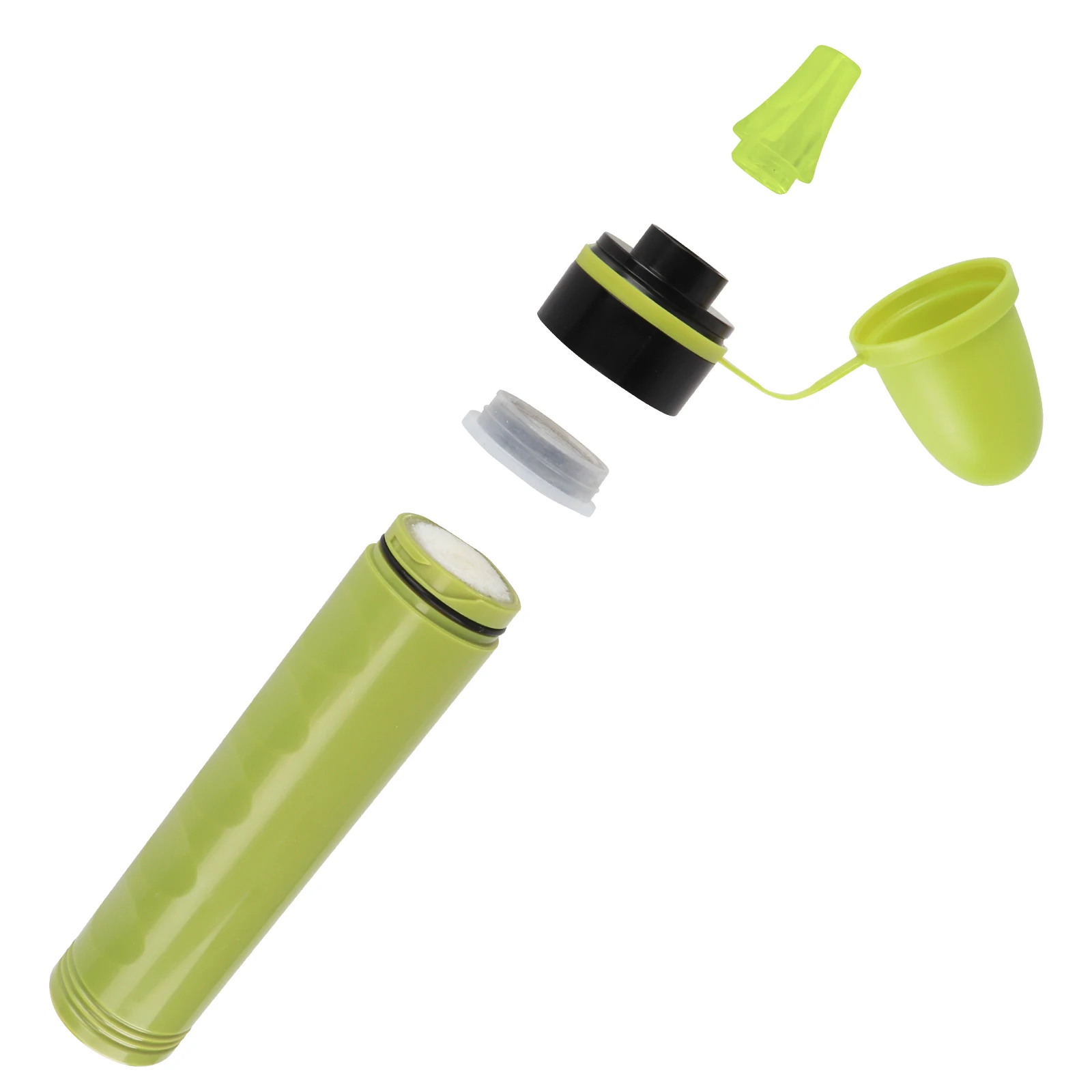 outdoor survival outdoor purification straw cartridge Mini backpacking outdoor water filter straw