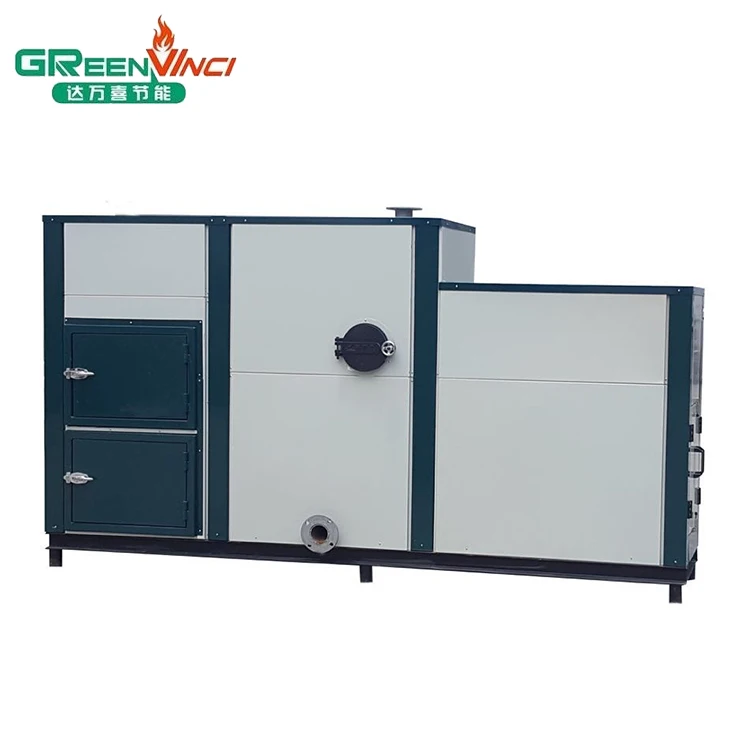 Greenvinci wholesale energy saving Atmospheric pressure automatic small wood pellet winter hot water boiler for bath house