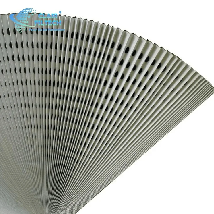 Paint Filter V Shape Overspray Paper Filter Pleated Kraft Cardboard Filter