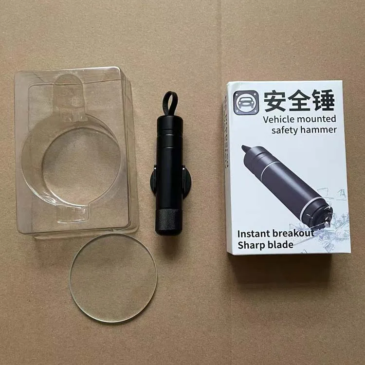 Car Gift Promotion 2 IN 1 Car Emergency Tools Emergency Hammer With Seat Belt Cutter