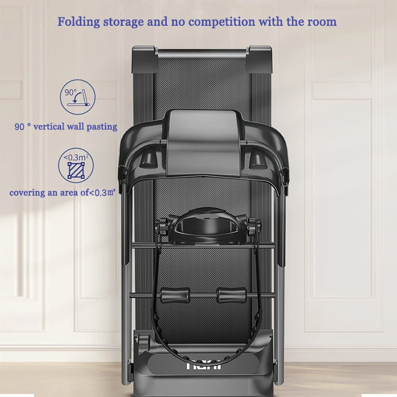 K&B Home Multifunctional Running Machine Folding Commercial Treadmill Motorized Electric Treadmill Machine Steel LCD Screen