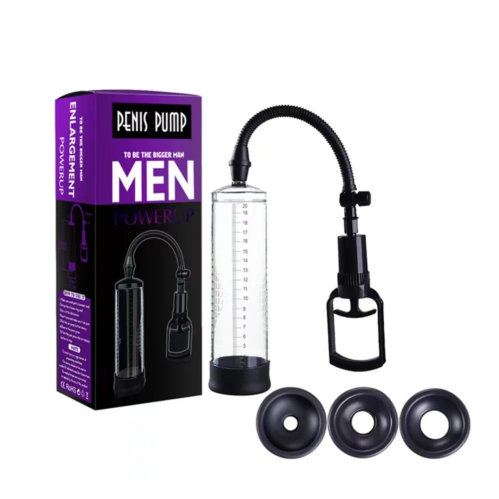 Male penis sucking training delay increase vacuum electric manual increase pump