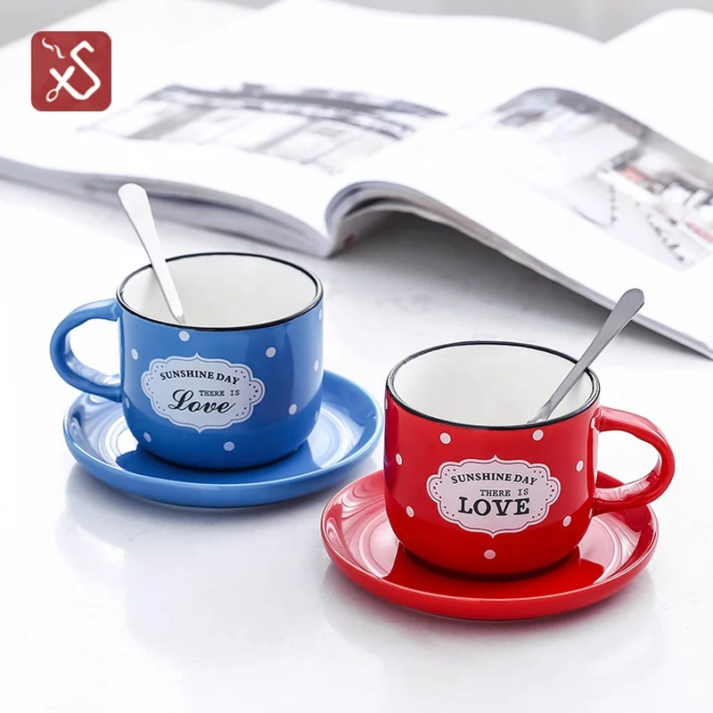 2022 Chinese Supplier Wholesale Hot Seller Ceramic New Bone China Enamel Tea Cup And Saucer Set