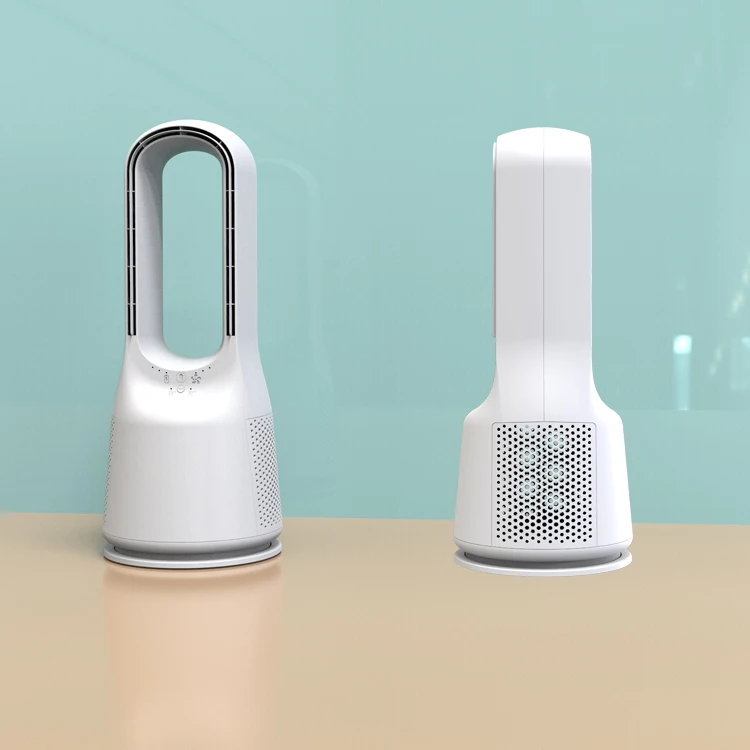 desktop table 14inch electric fan 3 speeds modern bladeless fan for home office without vane